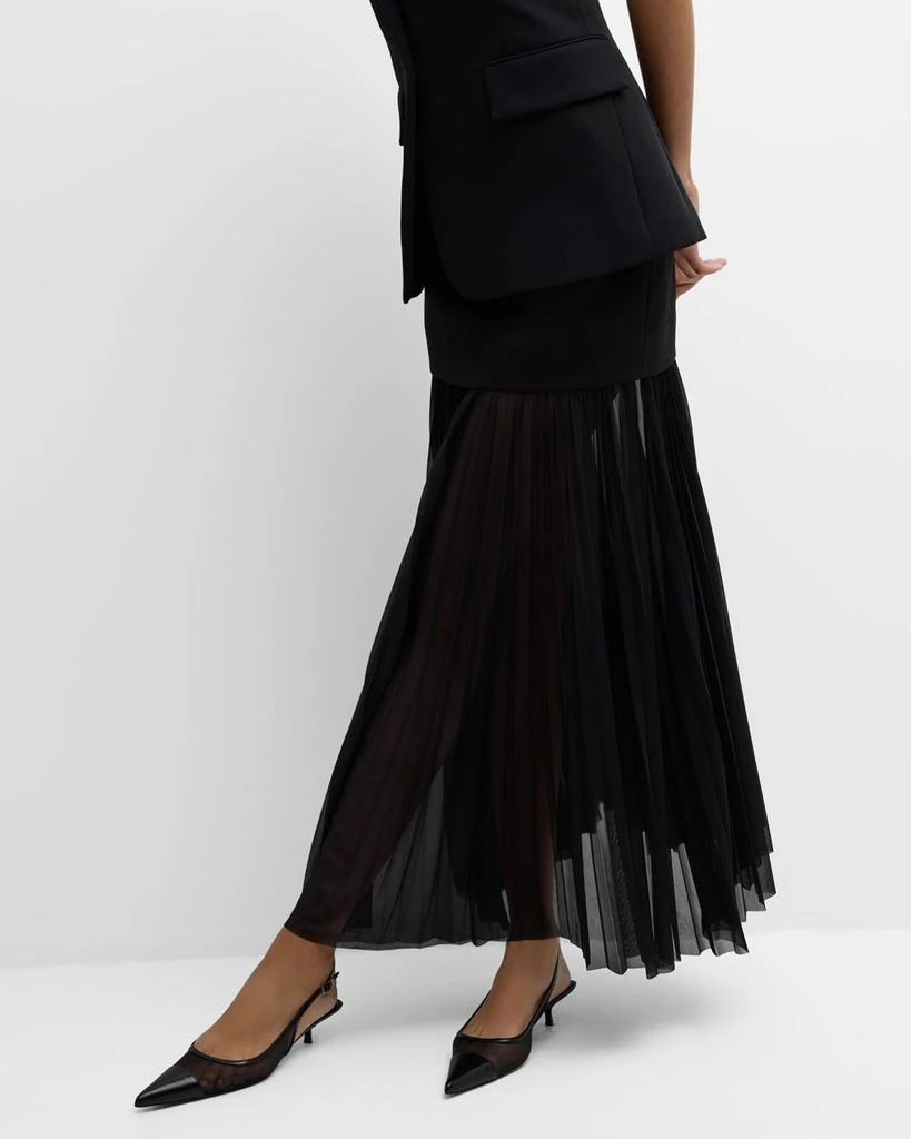A.L.C. Willa Pleated Drop-Waist Skirt 6