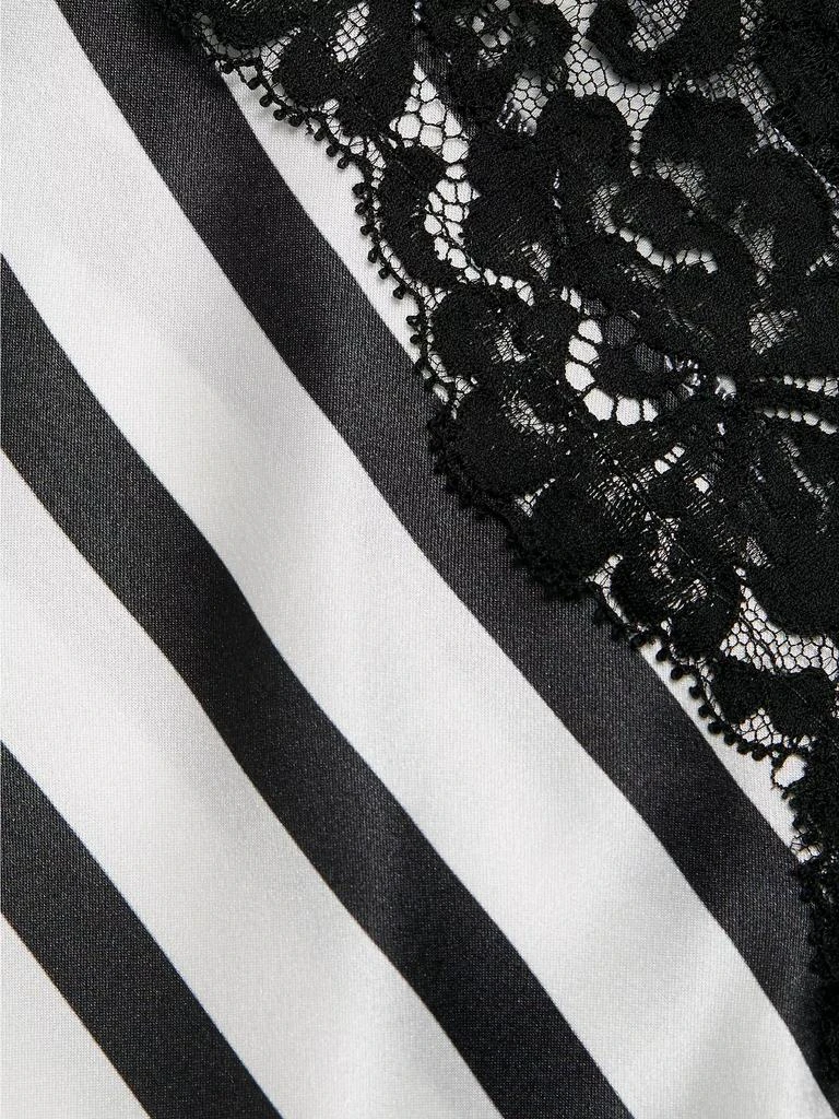 Rodarte Beetlejuice II x Rodarte Stripe Lace Bodice Maxi Dress 7