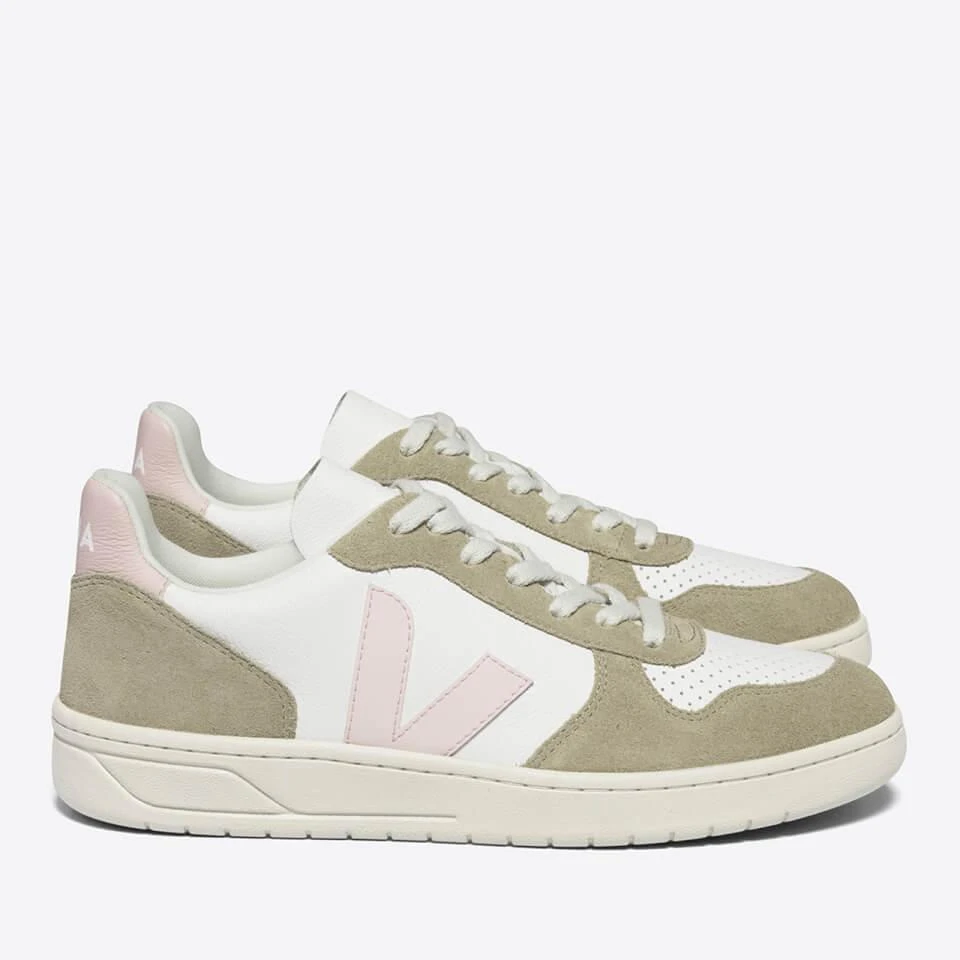 Veja VEJA WOMEN'S V-10 CHROME FREE LEATHER TRAINERS 2