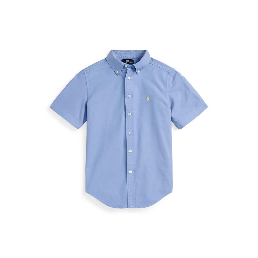 Polo Ralph Lauren Big Boys Cotton Oxford Short-Sleeves Shirt