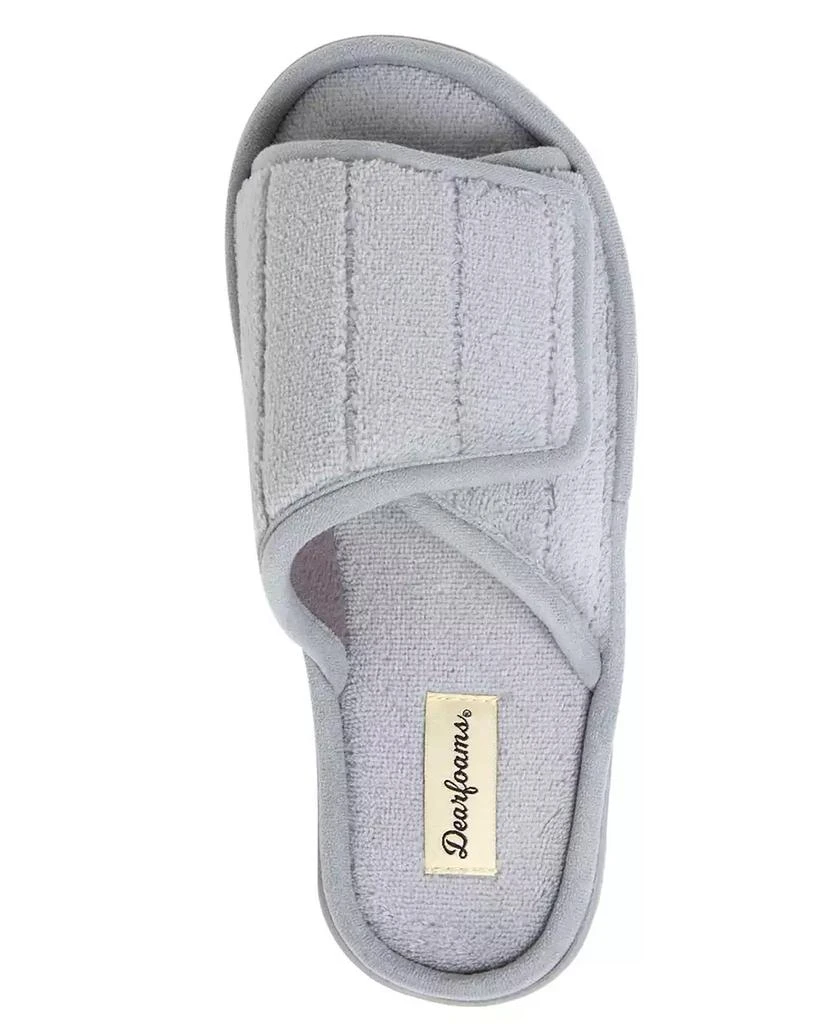 Dear Foams Women's Mickey Terry Adjustable Slides 4