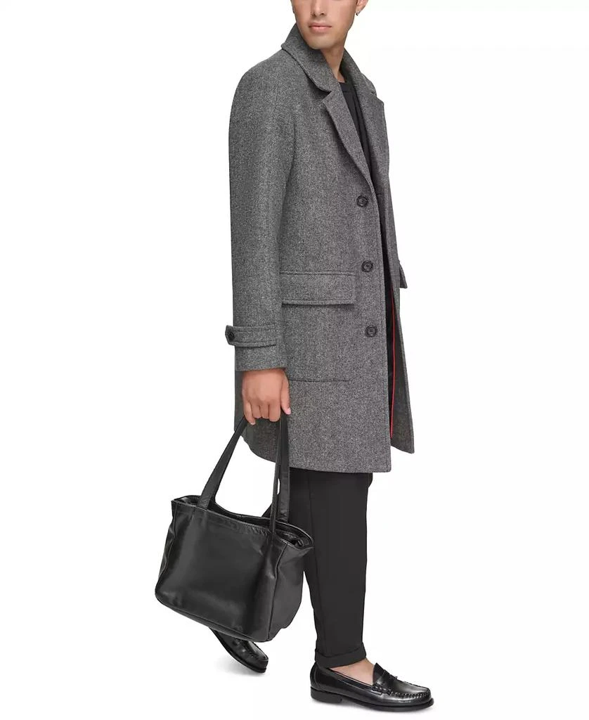 Marc New York by Andrew Marc Men's Gondet Herringbone Overcoat 6