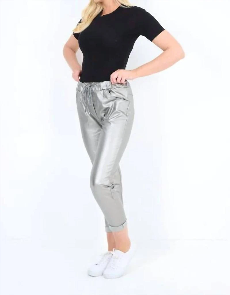 Molly Bracken Molly Bracken - Faux Leather Pants 3