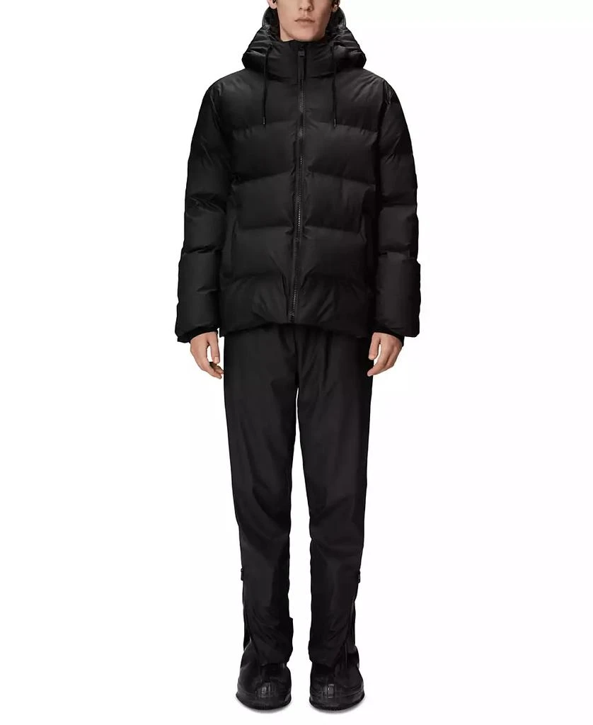 RAINS Men's Alta Waterproof Hooded Puffer Jacket 1
