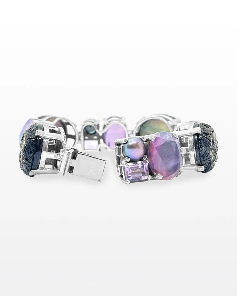 Stephen Dweck Tahitian Mother-of-Pearl, Amethyst and Quartz Bracelet 1