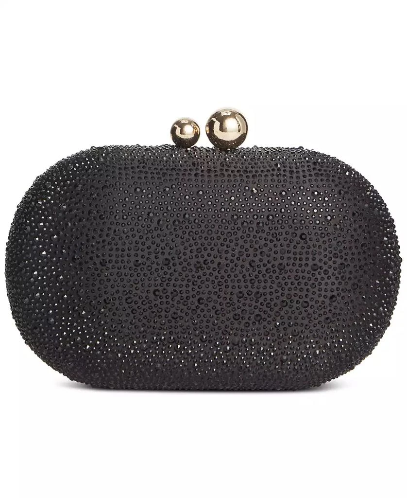 INC International Satin Microstone Small Clutch, Created for Macy's 2