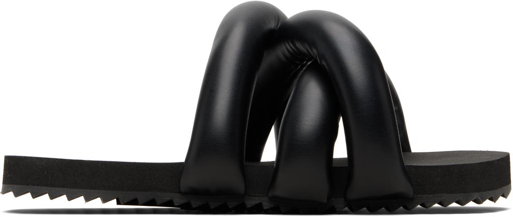 YUME YUME Black Tyre Slide Sandals