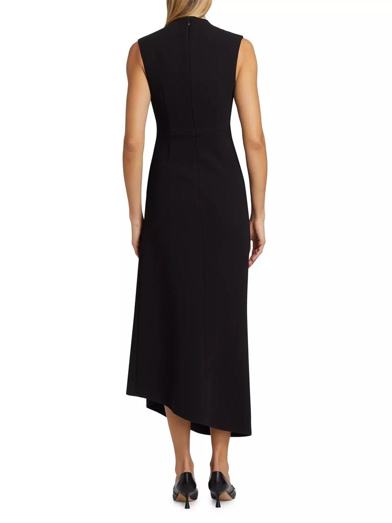 Acler Kempsey Crepe Draped Maxi Dress 5