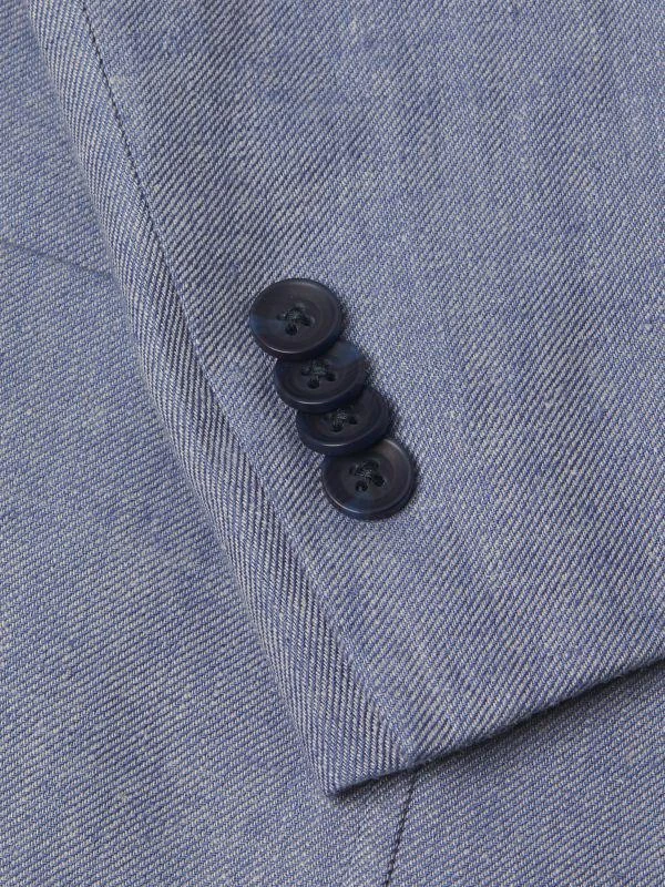 Kenneth Cole Solid Linen-Blend Two-Button Slim-Fit Sport Coat 3
