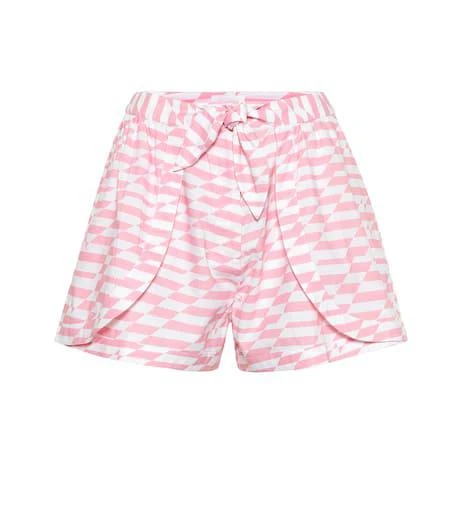 Alexandra Miro Bella printed cotton shorts 1