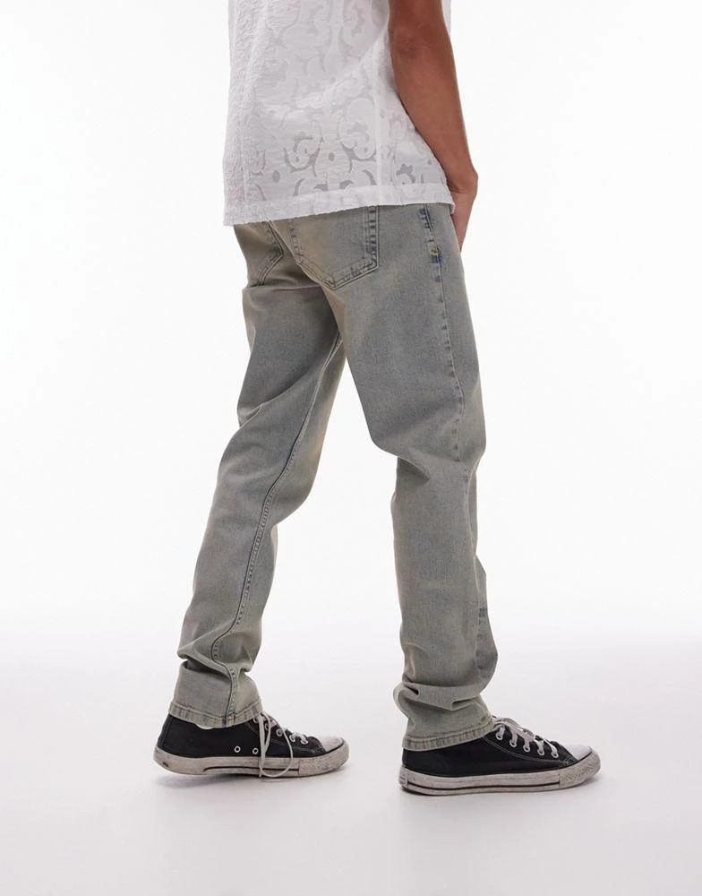 Topman Topman slim jeans in tinted mid wash 3