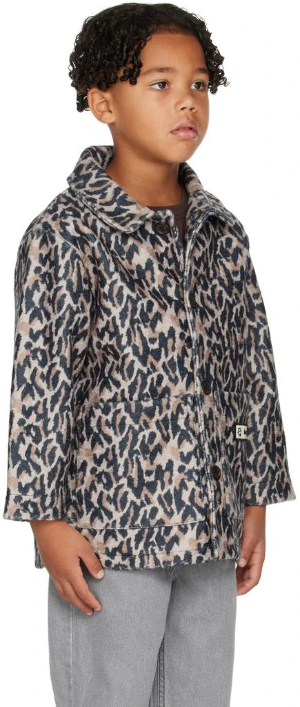 Wynken Kids Beige Daily Long Bomber Jacket 2