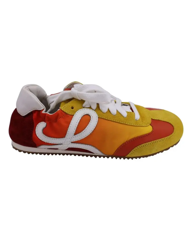 Loewe Loewe Ballet Runner Sneakers in Multicolor Nylon and Suede