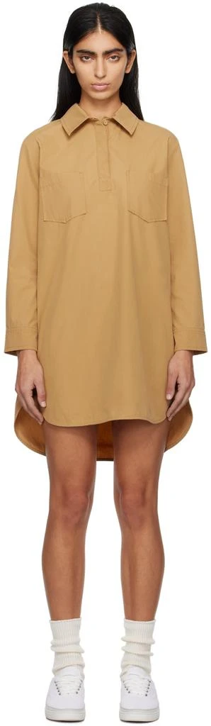 A.P.C. Beige Angela Minidress