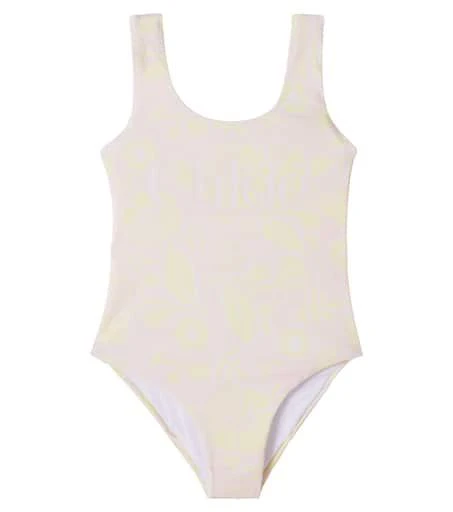 Chloé Logo floral swimsuit
