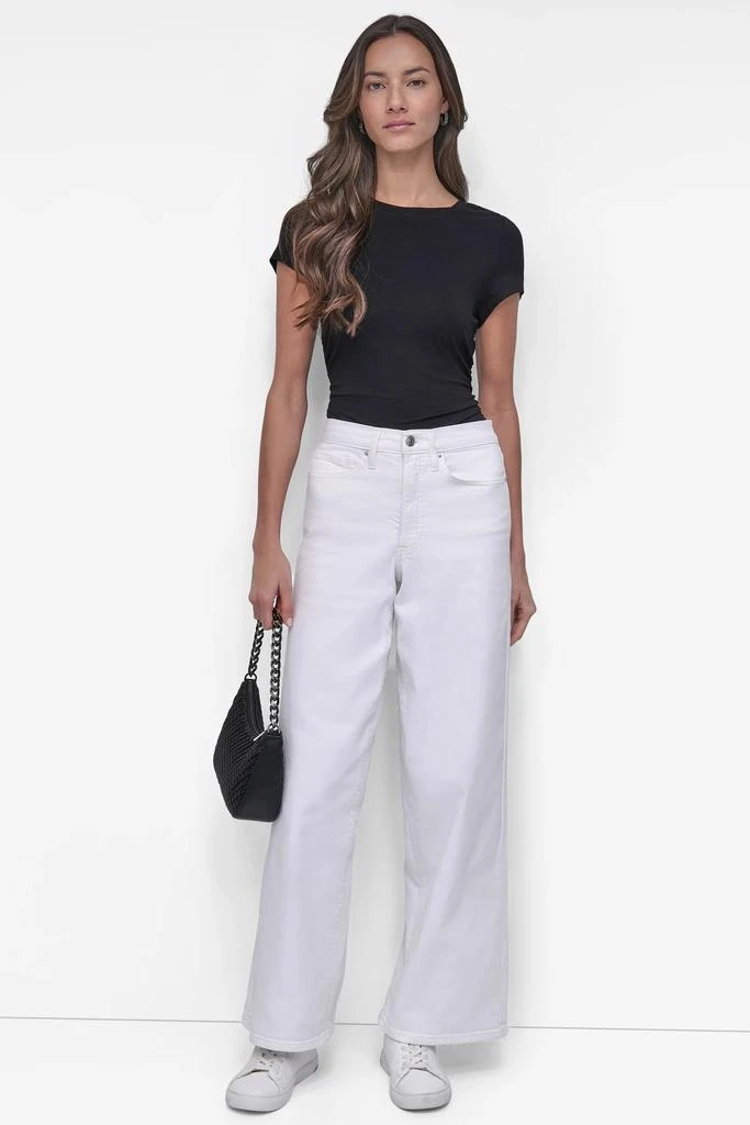 DKNY HIGH-RISE WIDE-LEG JEAN 6