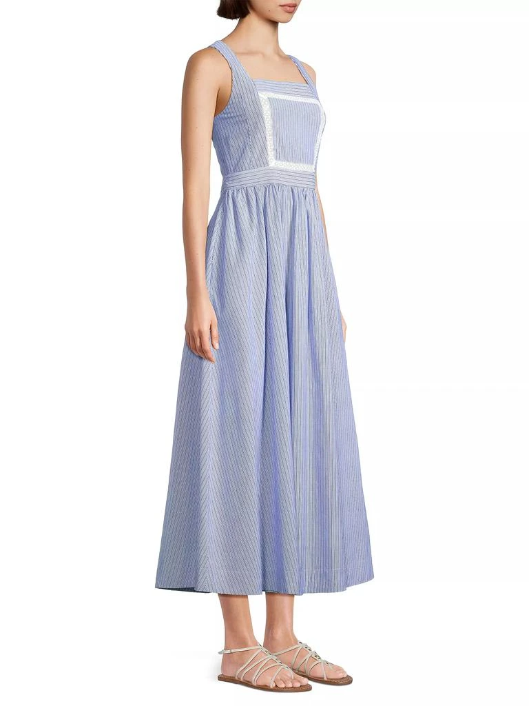 Ciao Lucia Freja Cotton Striped Maxi Dress 4