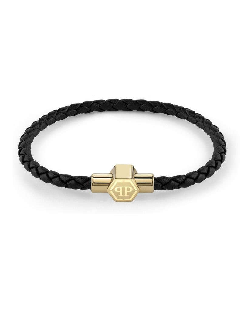 Philipp Plein Plein Enigma Calf Leather Bracelet