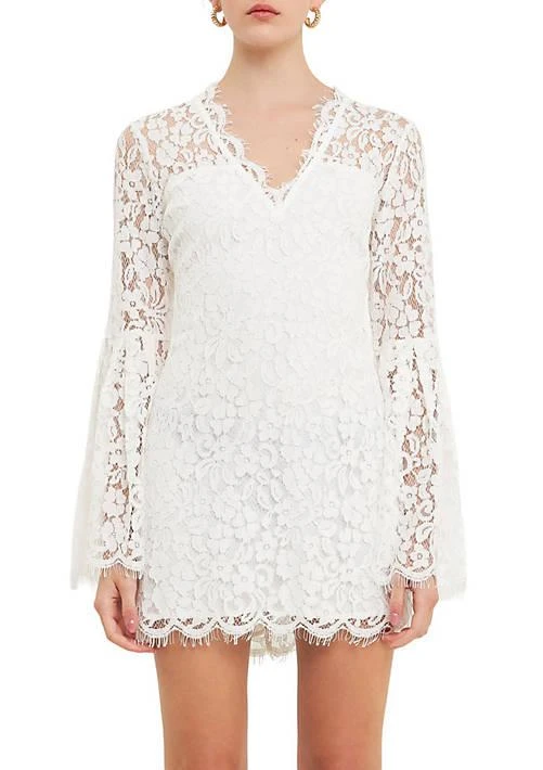 forever 21 green lace dress Strapless Satin Lace-Up Mini Dress in Emerald-swatch main image 0