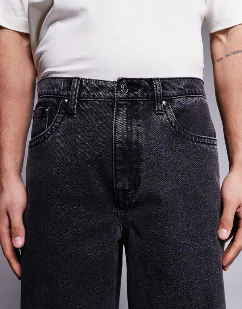 ASOS ASOS DESIGN super baggy jeans in washed black 5