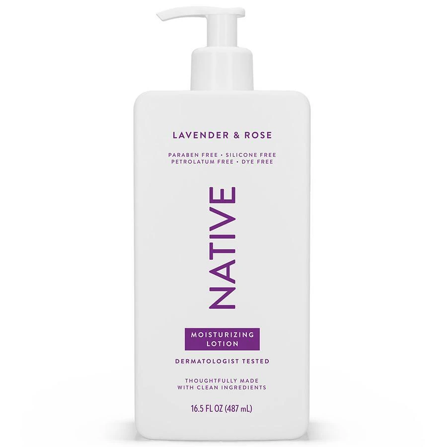 Native Hand and Body Lotion Lavender and Rose 1