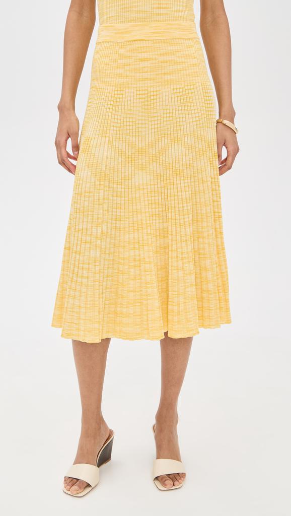 Zimmermann Crush polka-dot linen and silk maxi skirt