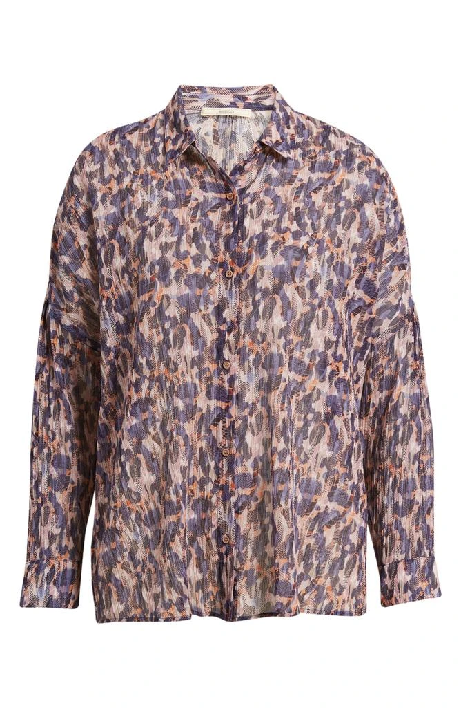 SESSÙN Atalaia Cotton & Silk Button-Up Shirt 5