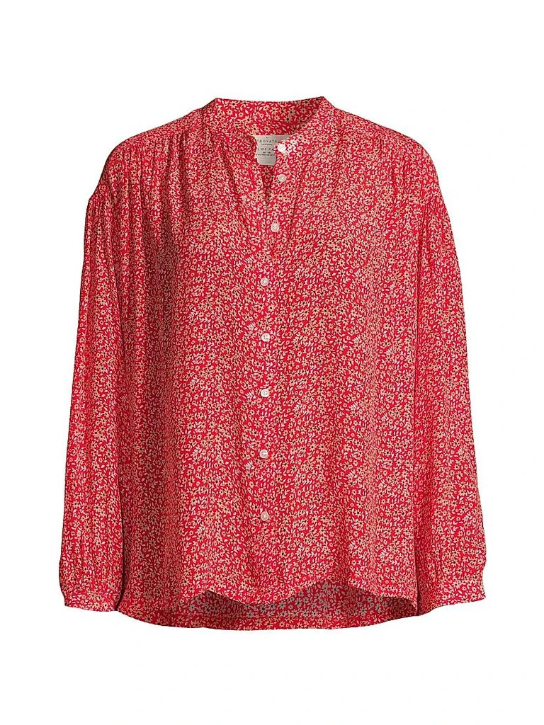 Birds of Paradis Lilly Floral Shirt 1
