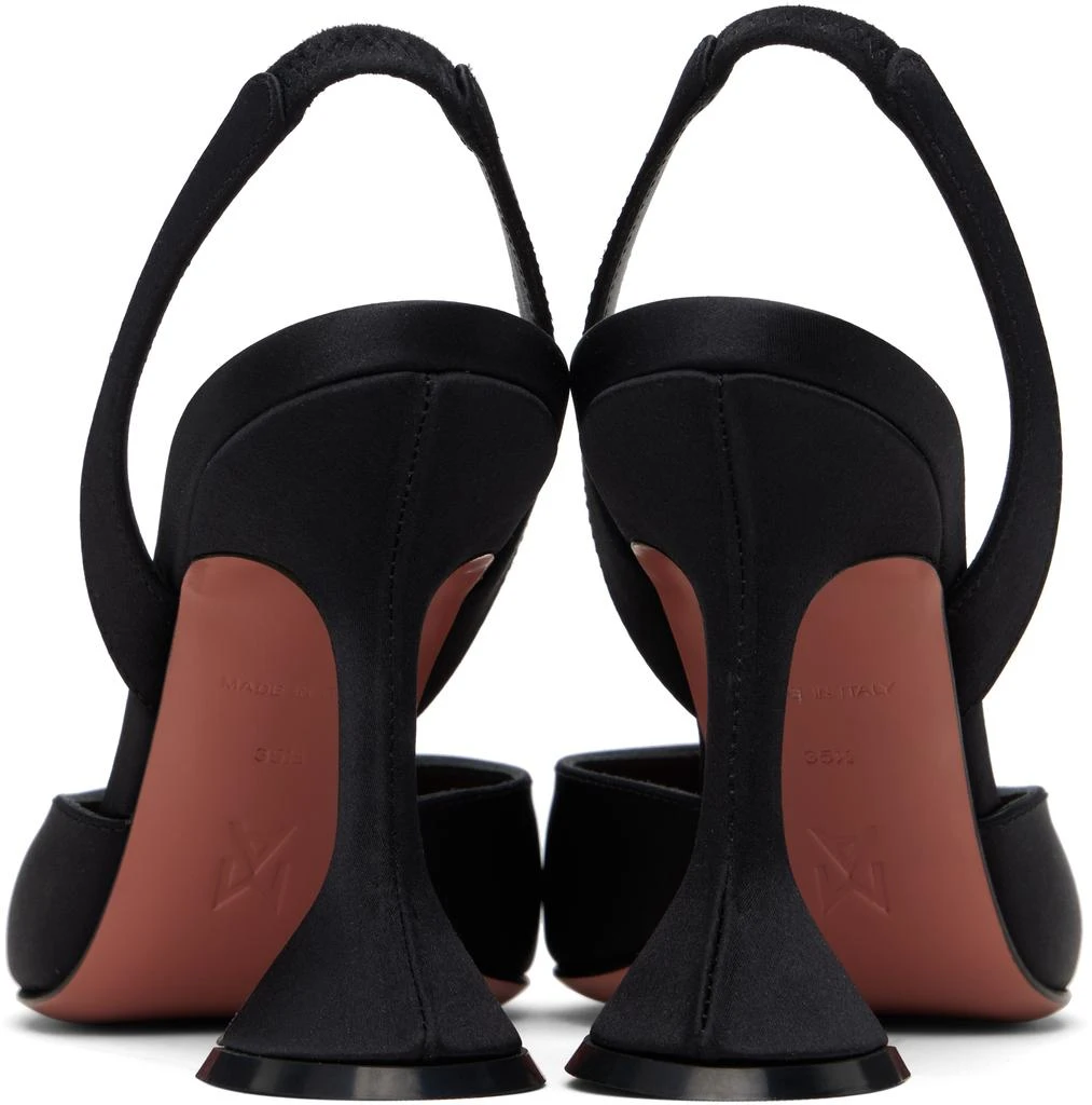 Amina Muaddi Black Holli 95 Sling Heels 2
