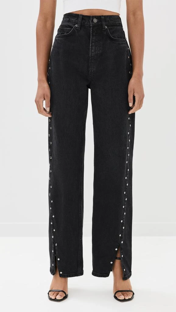 Reformation Cary High Rise Slouchy Straight Leg Jeans 2