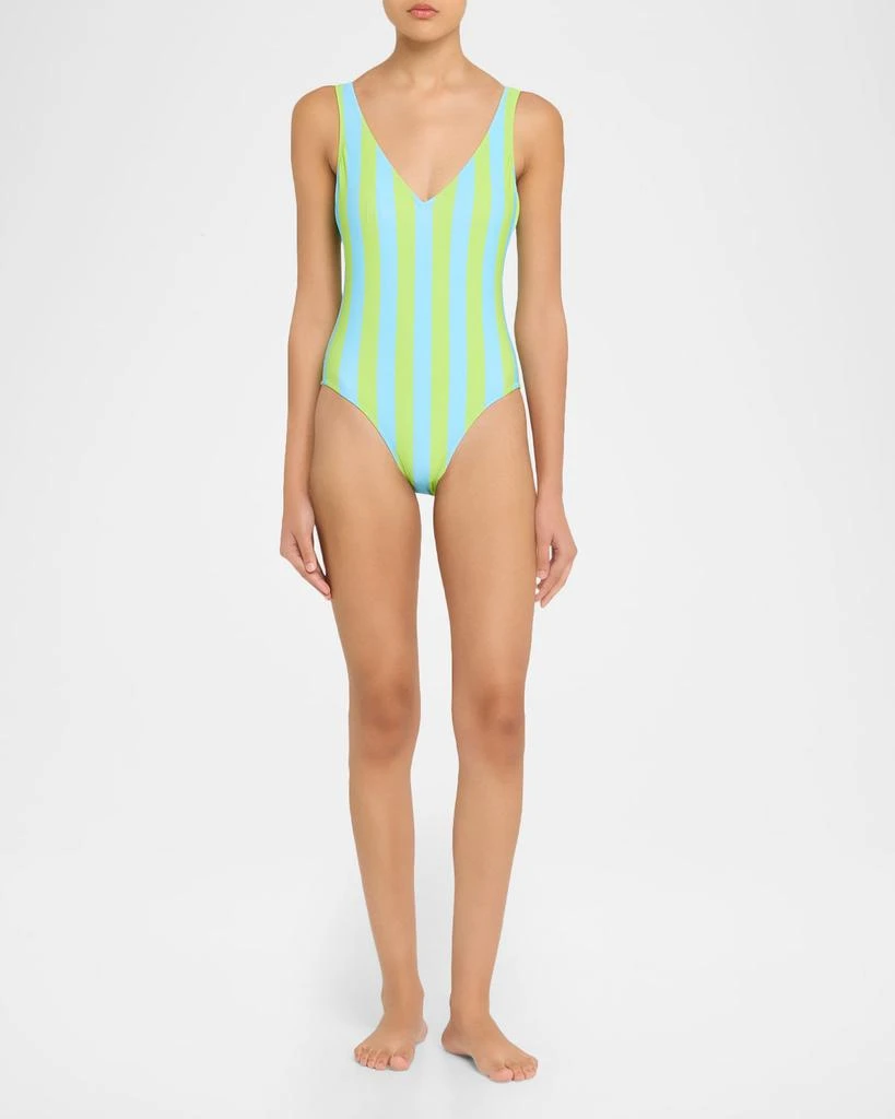 Solid & Striped The Michelle Striped One-Piece Swimsuit 2