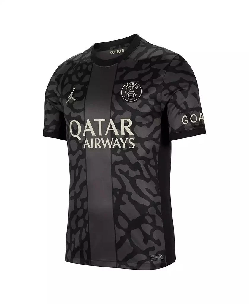 Jordan Men's Anthracite Paris Saint-Germain 2023/24 Third Stadium Replica Jersey 3