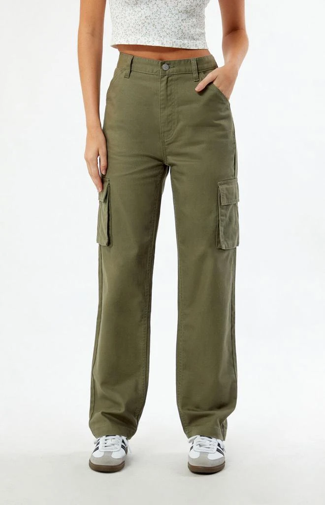 PacSun Seaweed Cargo Dad Pants 2