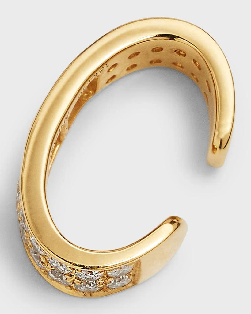 Anita Ko 18k Gold Baguette & Diamond Ear Cuff (Single) 4