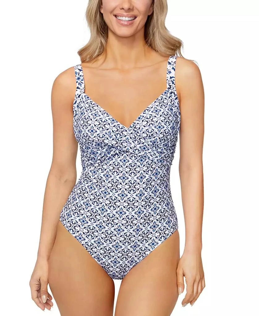 Island Escape Women's Sunset Underwire One-Piece Swimsuit, Exclusively at Macy's 1