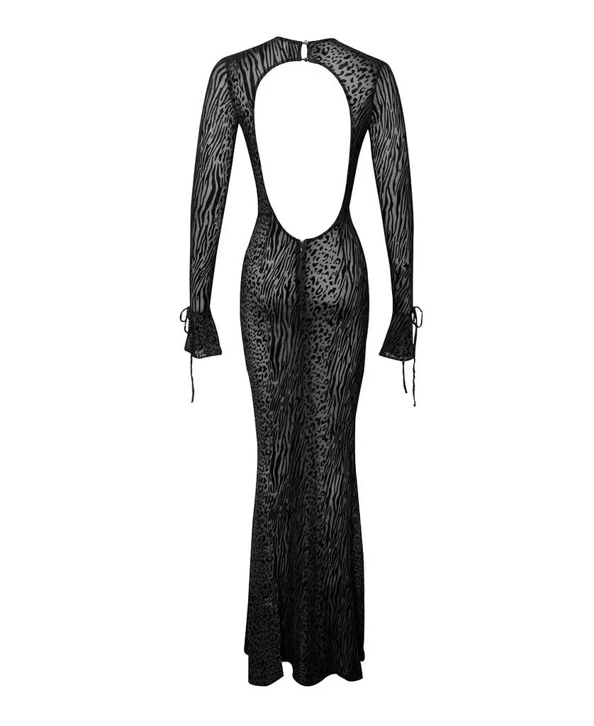 fitted lace wedding dress Backless Knit Maxi Dress Sewing Pattern – Patterns For Less main image 0
