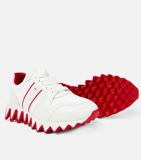 Christian Louboutin Nastroshark Donna leather and canvas sneakers 6