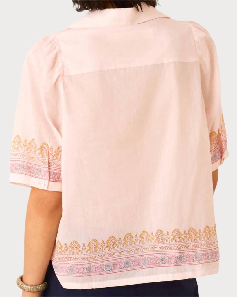 Alix of Bohemia Alix Of Bohemia - Lattice Print Short Sleeve Shirt