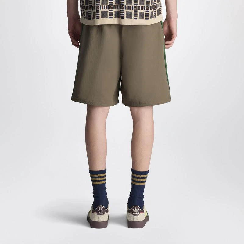 Adidas Brown nylon short with logo 4