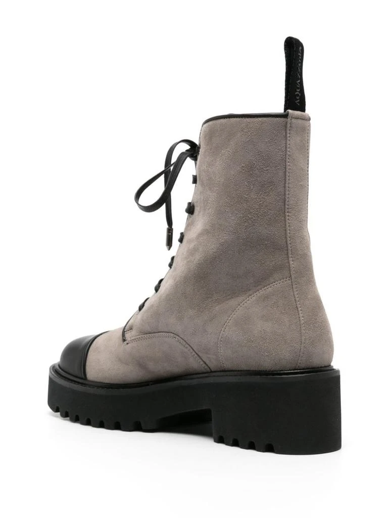 Aquazzura DESERT SUEDE LACE UP BOOTS 3