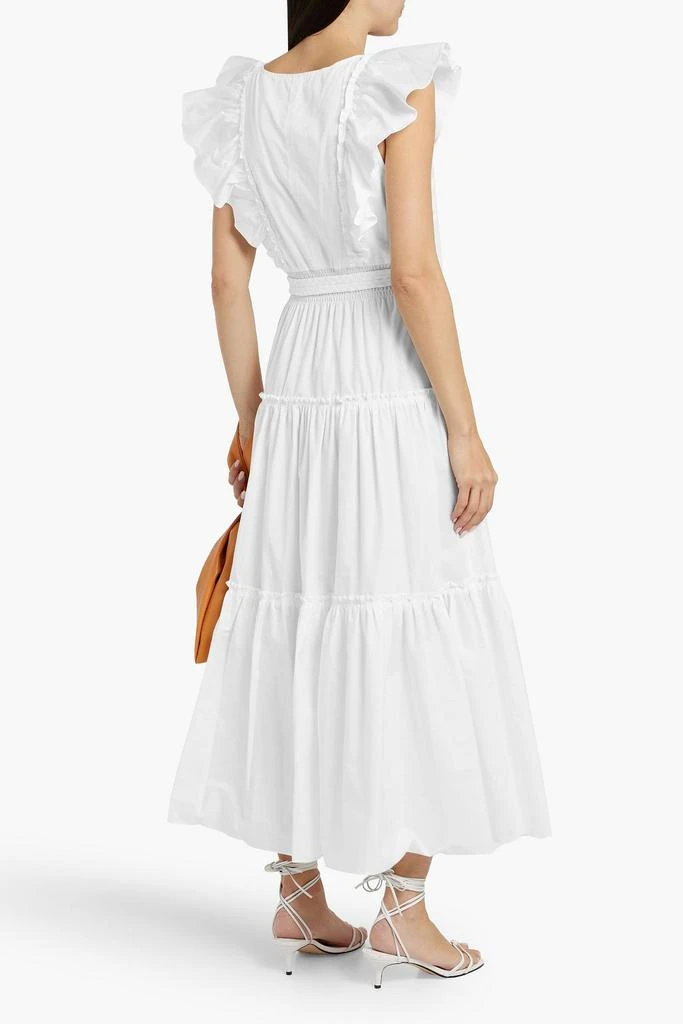 Derek Lam Anastasia tiered cotton-poplin midi dress 3