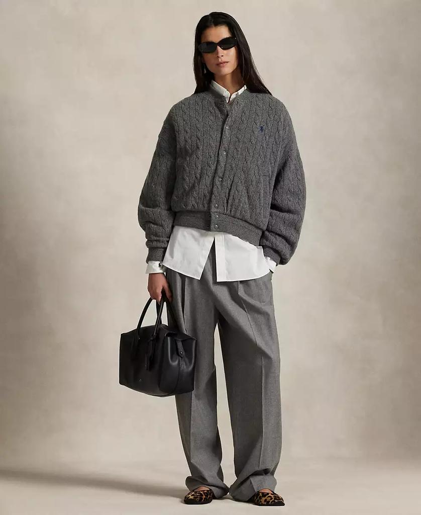 Ralph Lauren Women's Cable Bomber Jacket