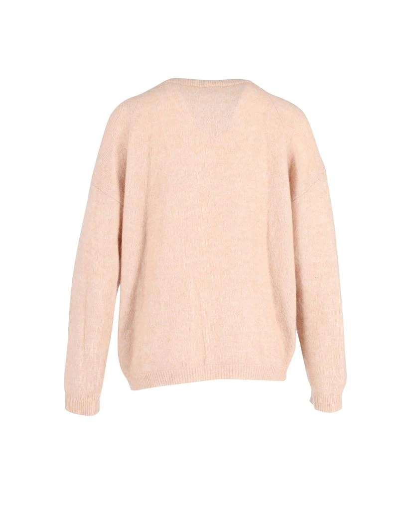 Acne Studios Brushed Knit Sweater in Peach Mohair 3