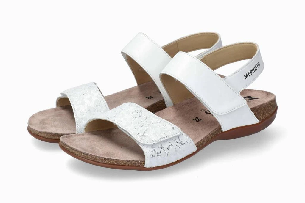 Mephisto Women's Agave Walking Sandal In White 2
