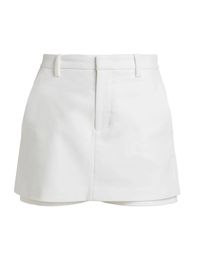 Vince Mid-Rise Tailored Stretch Cotton Skort 1