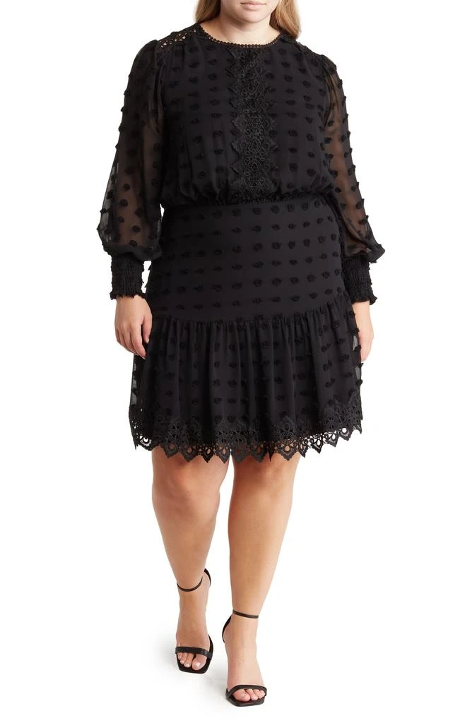 BY DESIGN Rina Lace Long Sleeve Dress 1