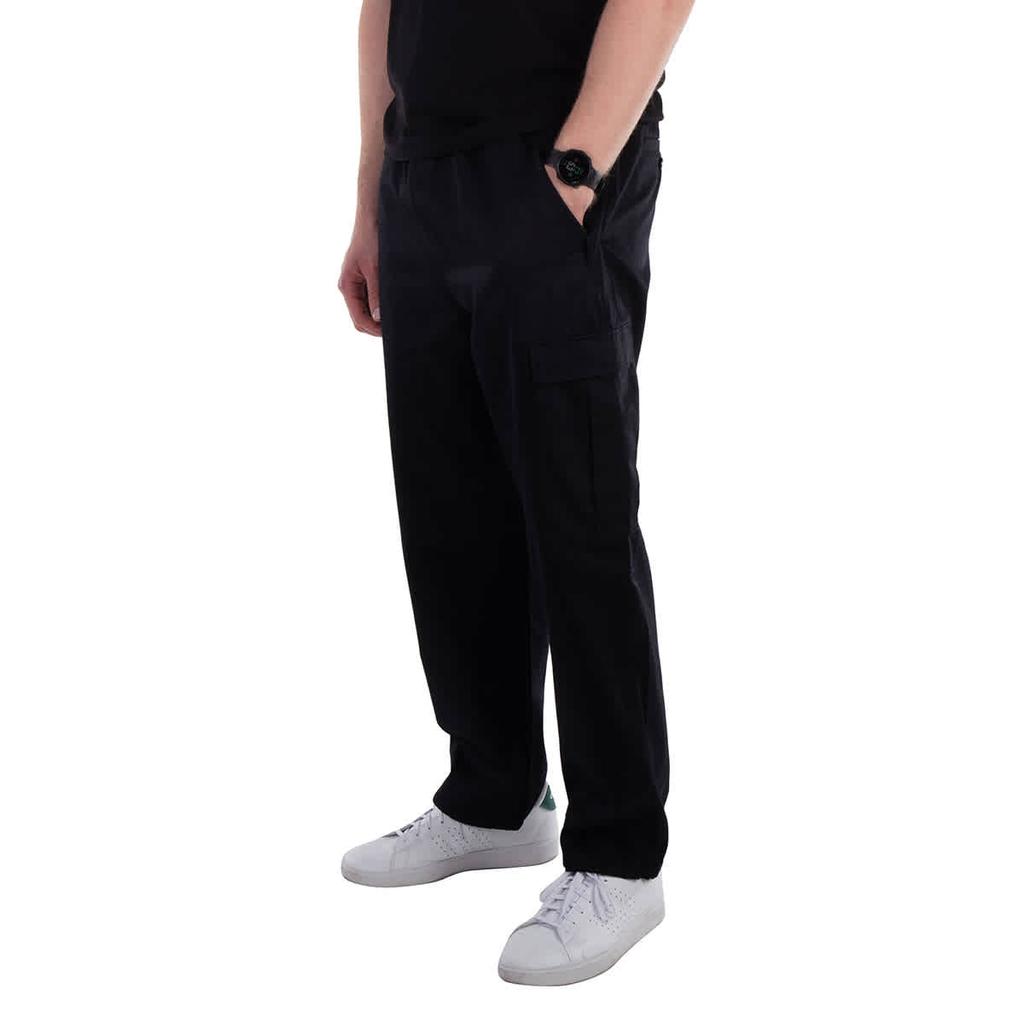 Burberry Black Capleton Cotton Cargo Trousers