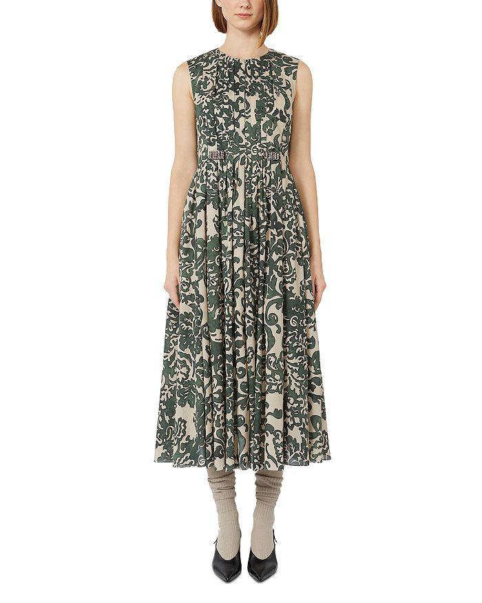 Max Mara Pisano cotton-blend jersey midi dress - Dresses