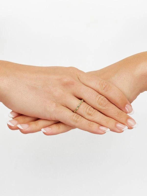 Saks Fifth Avenue 14K Yellow Gold 
Round Tsavorite Ring 3