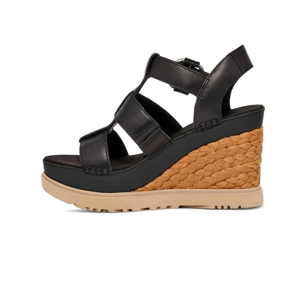 UGG Women's Abbot Strap Sandals In Black 3